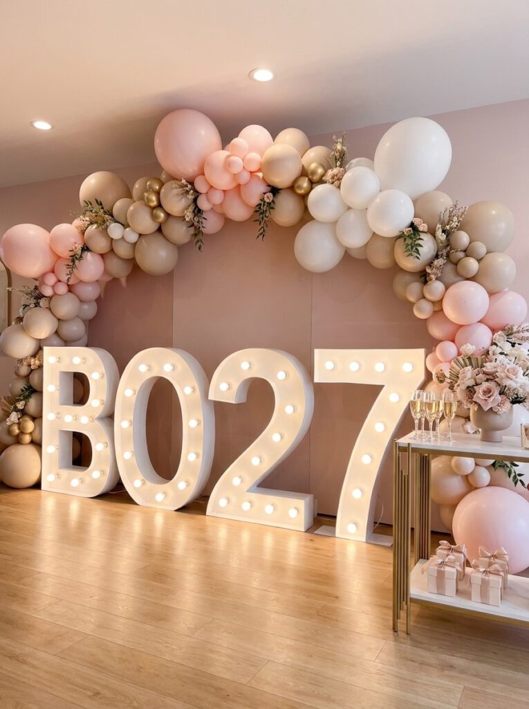 BO27 lichtcijfers en lichtletters voor een verjaardag of feest – Lettersevent